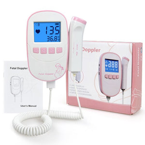 ELERA Fetal Doppler Baby Heartbeat fetal Detector Portable Ultrasound Heart Rate fetal Monitor Doppler foetal