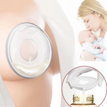 Load image into Gallery viewer, 1/2 Pack Breast pump Portable Saver Breast Milk Collector BPA-Free Flexible Silicone Breast Shield Manual Breast Pump
