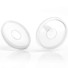 Load image into Gallery viewer, 1/2 Pack Breast pump Portable Saver Breast Milk Collector BPA-Free Flexible Silicone Breast Shield Manual Breast Pump
